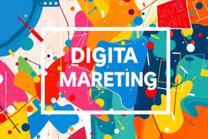 Intro to Digital Marketing