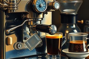 Espresso Machine Components and Functions