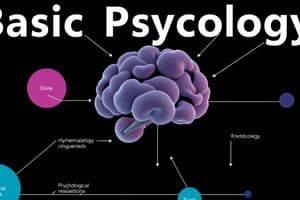 Introducción a la Psicología - Tema 1