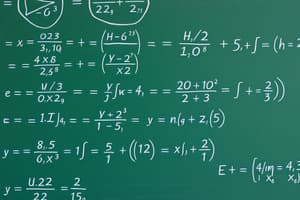 Algebra Basics Quiz