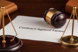 Contract Law: Key Elements & Interpretation