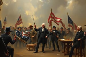 Washington's Presidency and Political Conflict