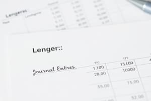 Financial Accounting 1 - Topic 4: Ledgers