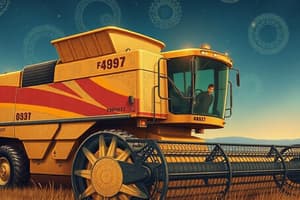 Combine Harvester Systems and Components