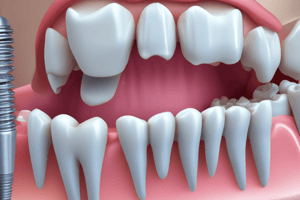 Dental Implant Diagnosis and Evaluation