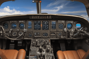 Aircraft Instrument Panel Overview