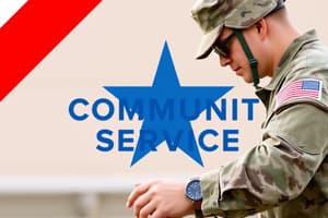 Army Community Service AR 608-1 Quiz