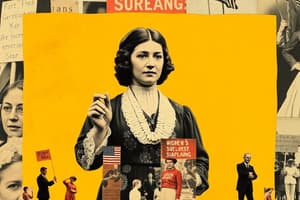 Women's Suffrage Movement Quiz