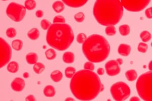 Non-Megaloblastic Macrocytic Anemia Quiz