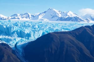 Earth's Cryosphere: Glaciers and Ice Formation