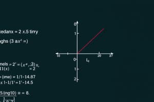 Absolute Value Functions Overview