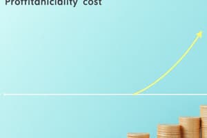 Profitability and Cost Analysis in Economics