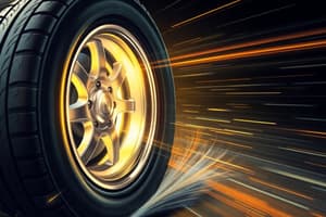 Longitudinal Dynamics of Driven Tire