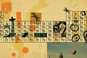 Chimie: Tableau Périodique et Propriétés de la Matière