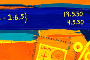 Financial Ratios Overview