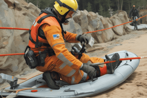 Backboarding Procedure and Rescuer Tasks Quiz