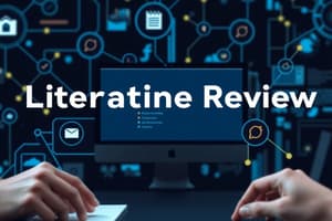 AI Tools for Literature Review