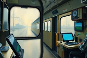 Control and Monitoring Systems in Transportation