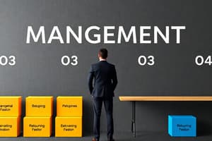 Management Principles Overview