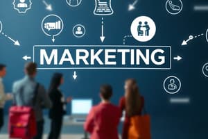 Marketing: Creating Value and Customer Relationships