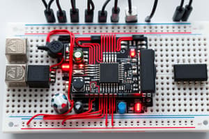 Full Adder Circuit on Breadboard