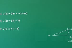 Matemáticas Fundamentales: Orden y Ecuaciones