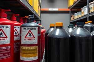 Flammable Liquids Storage Guidelines