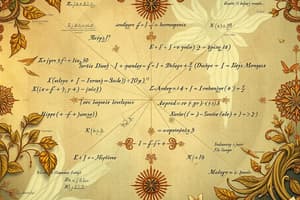 Formules trigonométriques et dérivées