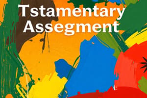 Derecho Testamentario - Segundo Parcial