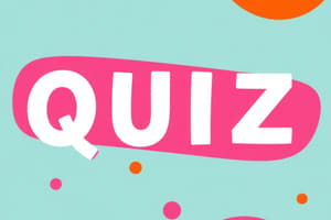 General Knowledge Quiz