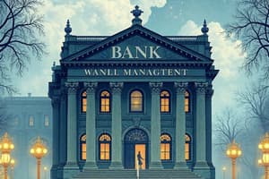 Introduction to Banking (MGMT1022)