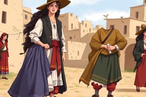 Spanish Clothing Vocabulary Quiz