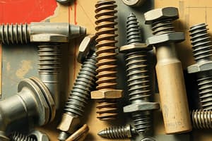 PowerPoint 4: Plumbing Fixings and Screws