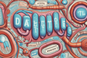 Diabetes Medications: Gliptins, Amylin Analogs, and Incretin Mimetics