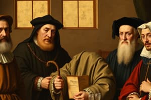 Renaissance and Reformation Figures Quiz