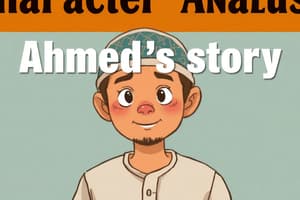 Ahmed's Actions and Emotions Quiz