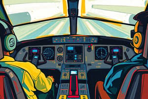 Aviation Cockpit Protocols Quiz