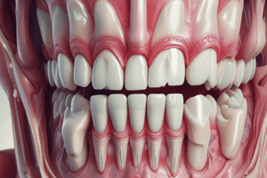 Age Changes in Oral Cavity