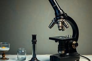 Microscope Parts and Functions Quiz