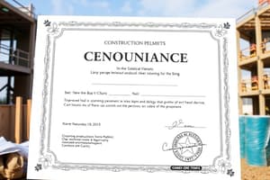 Commencement Certificate Validity and Renewal