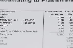 Fundamental Qualitative Characteristics of Accounting