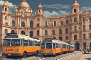 Spanish Vocabulary: Transportation and City