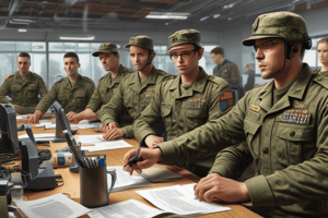 Leave Management in Military Units