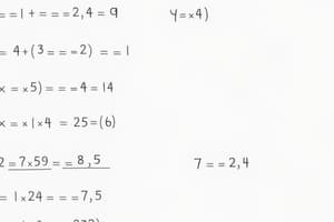 Evaluating Expressions and Nonnegative Rational Numbers