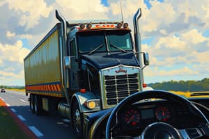 Safe Truck Driving Guidelines