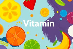 Vitamin Discovery and Classification