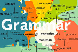 Overview of English Language and Grammar