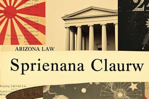 Arizona Rules of the Supreme Court (Core)