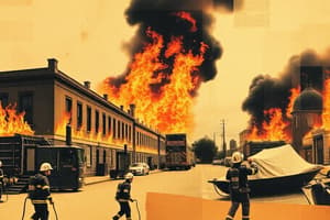 Commercial Fire Strategies and Characteristics