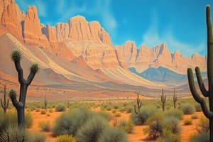 Desert Biomes and Climate Adaptations Quiz